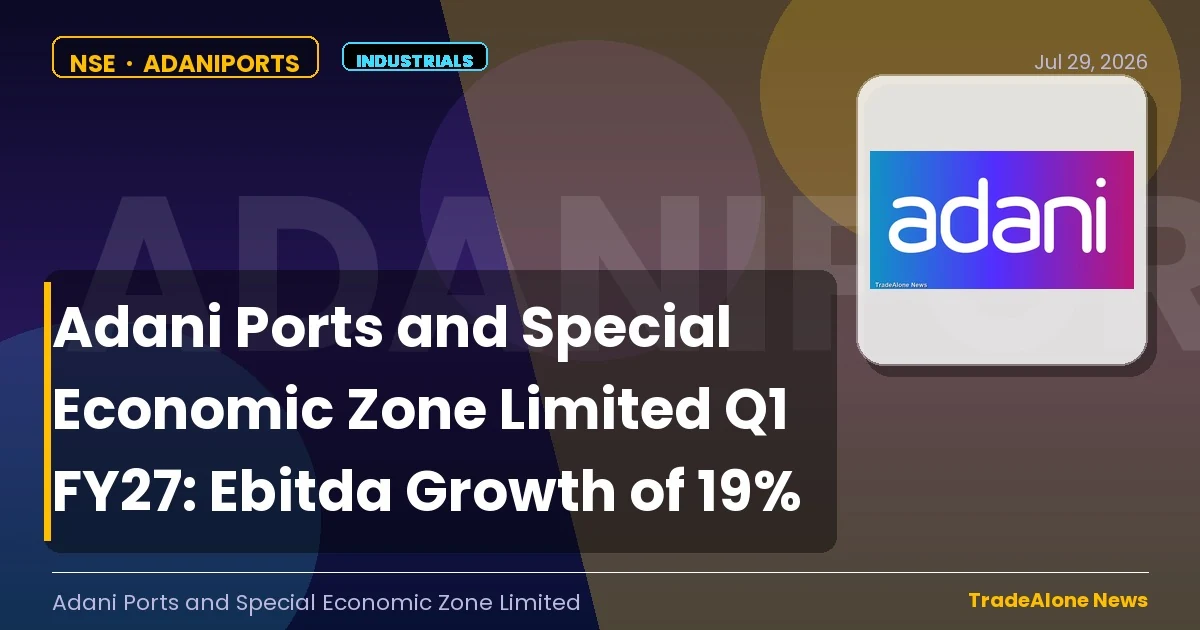 Adani Ports and Special Economic Zone Limited Q1 FY27 Results