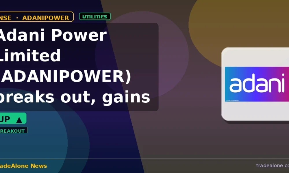 Adani Power Limited ADANIPOWER breaks out