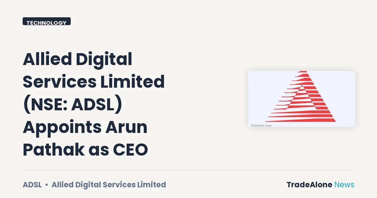 Allied Digital Services Limited NSE ADSL Leadership Change