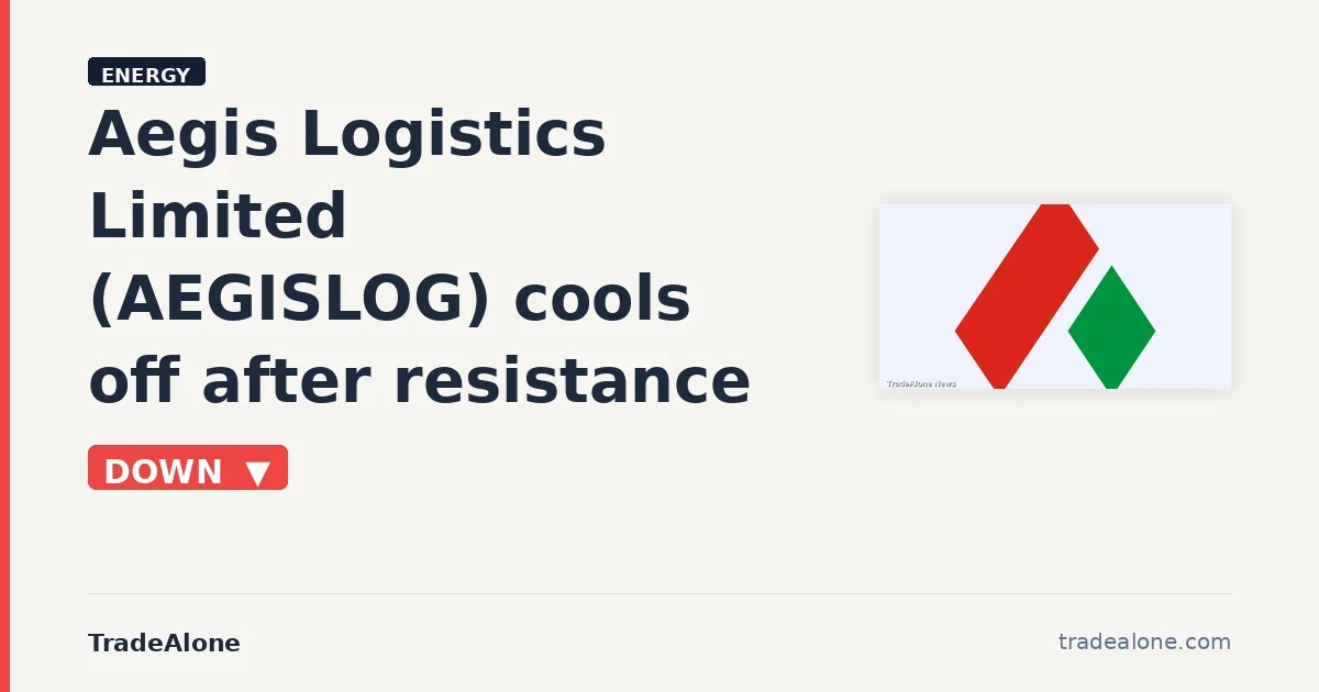 Aegis Logistics Limited AEGISLOG pullback after breakout