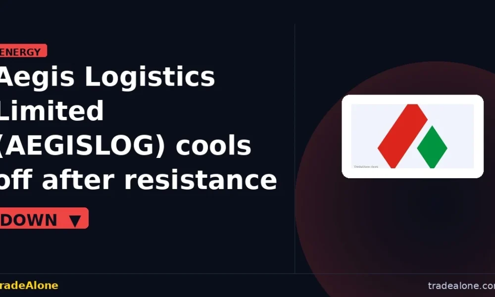 Aegis Logistics Limited AEGISLOG pulls back from breakout highs