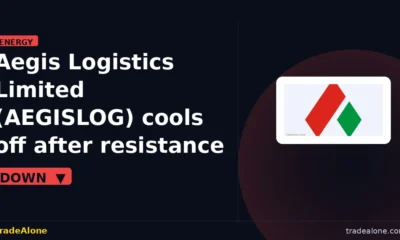Aegis Logistics Limited AEGISLOG pulls back from breakout highs