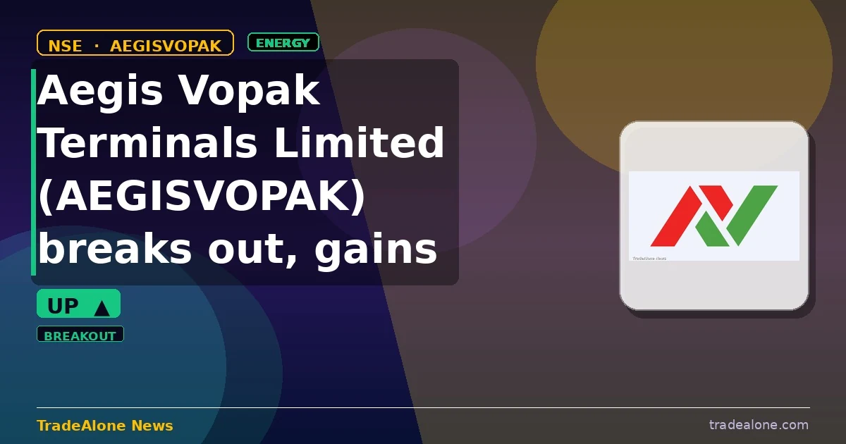 Aegis Vopak Terminals Limited AEGISVOPAK breakout