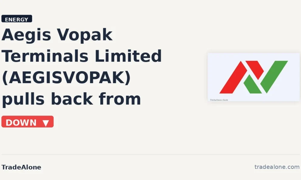 Aegis Vopak Terminals Limited AEGISVOPAK pullback after breakout