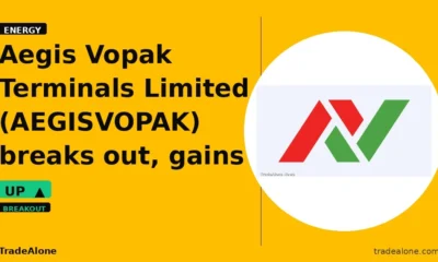 Aegis Vopak Terminals Limited AEGISVOPAK breaks out