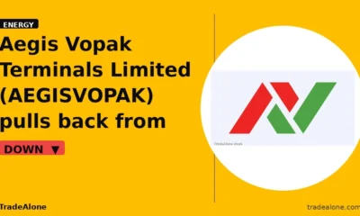 Aegis Vopak Terminals Limited AEGISVOPAK pullback after breakout