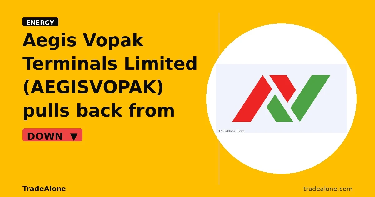 Aegis Vopak Terminals Limited AEGISVOPAK pullback after breakout