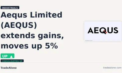 Aequs Limited AEQUS extends gains