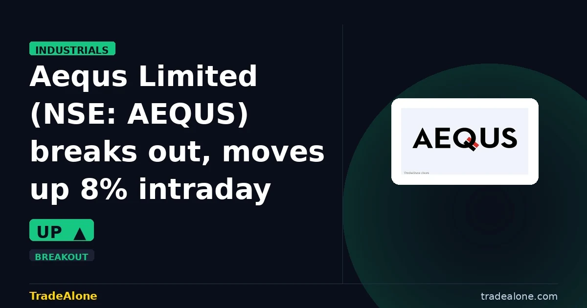 Aequs Limited NSE AEQUS breakout