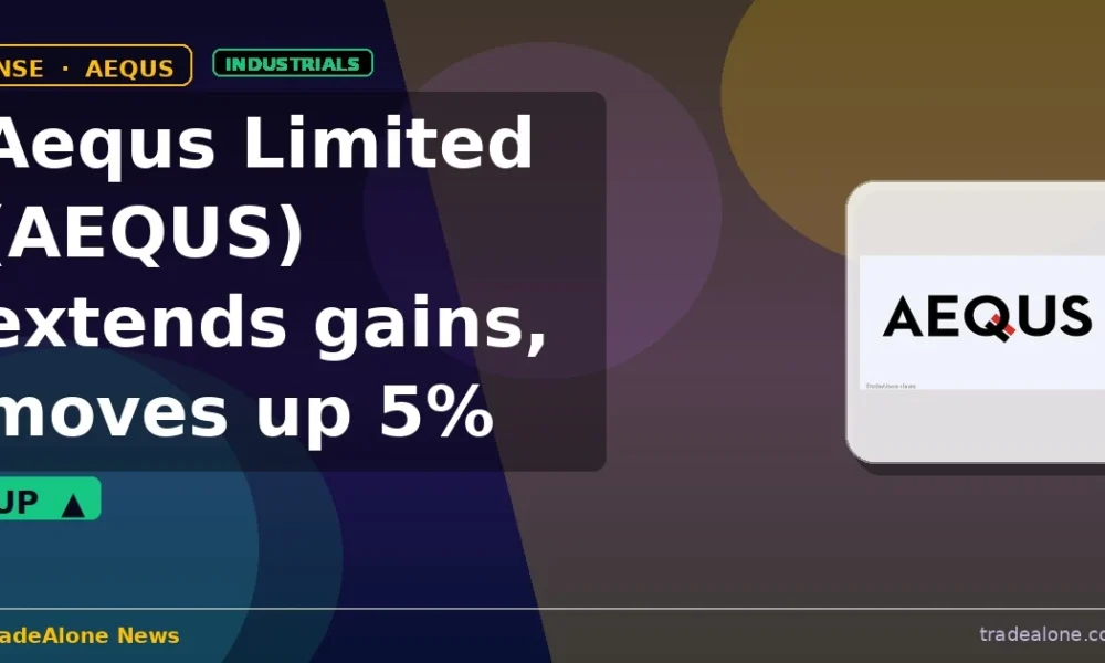 Aequs Limited AEQUS extends gains