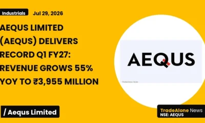 Aequs Limited AEQUS Q1 FY27 Results: Revenue Grows 55% Yoy