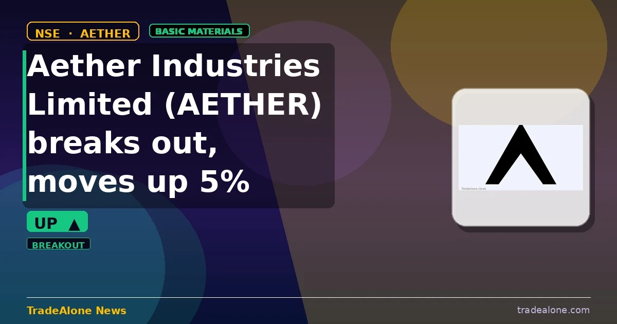 Aether Industries Limited AETHER breaks out