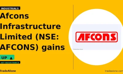 Afcons Infrastructure Limited AFCONS gains 7% intraday