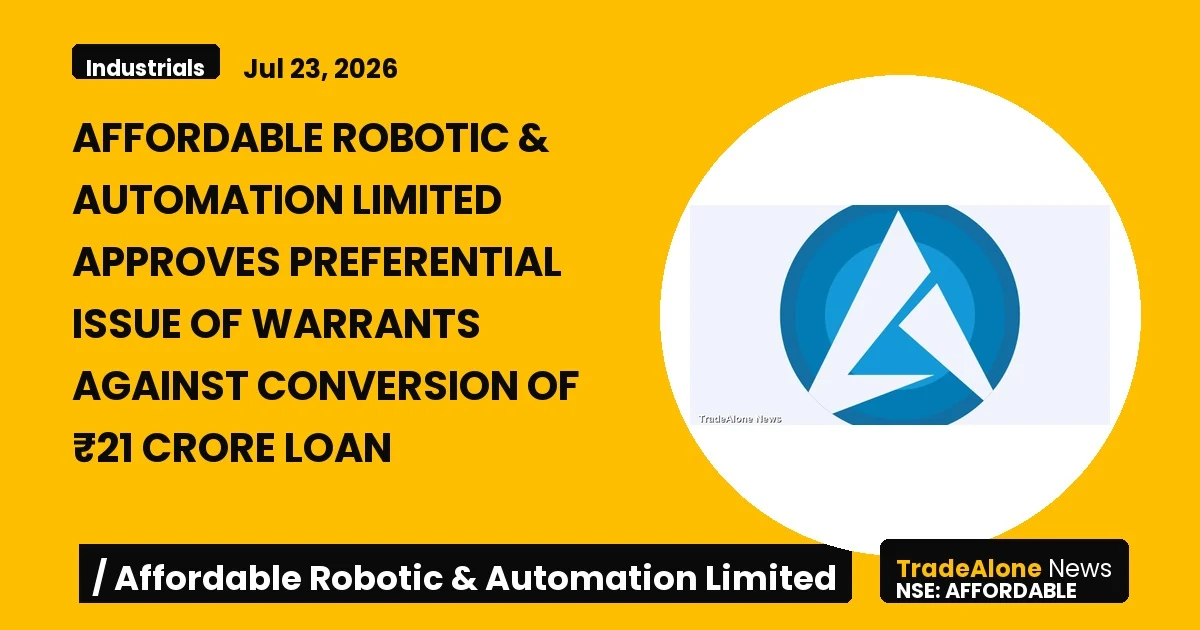 Affordable Robotic & Automation Limited Affordable Q2 FY26 Results
