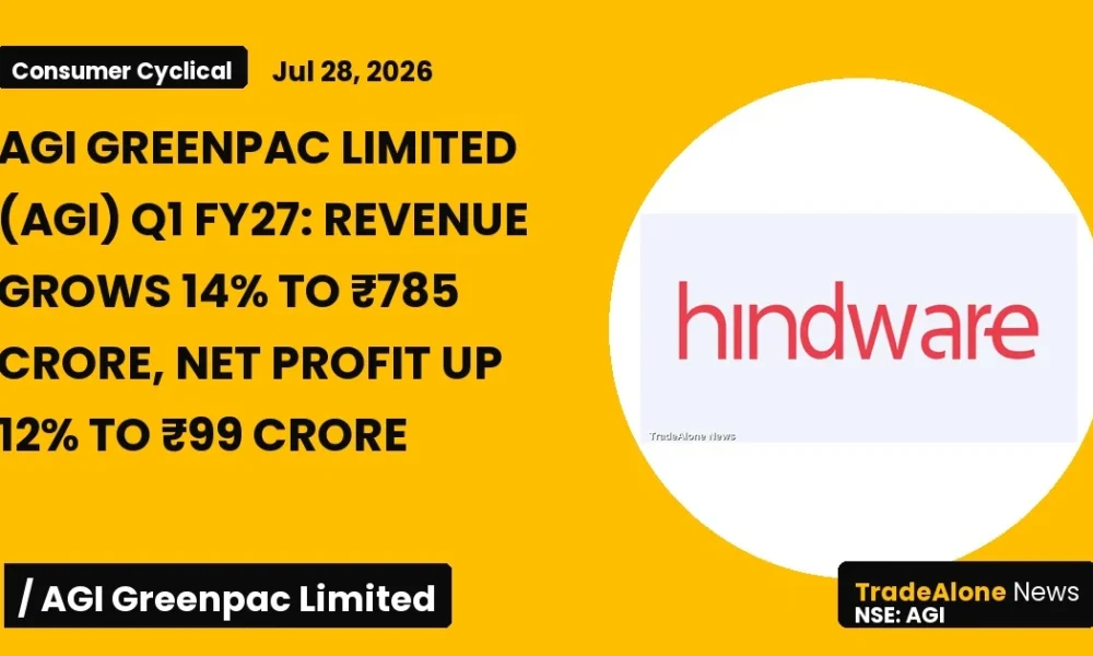 Agi Greenpac Limited NSE AGI Q1 FY27 Results
