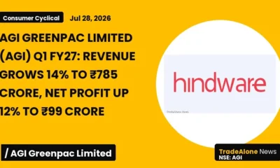 Agi Greenpac Limited NSE AGI Q1 FY27 Results