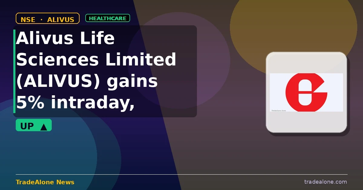 Alivus Life Sciences Limited ALIVUS gains 5% intraday