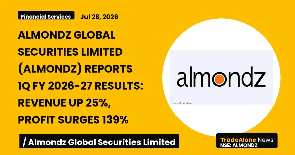 Almondz Global Securities Limited Almondz 1Q FY 2026-27 Results