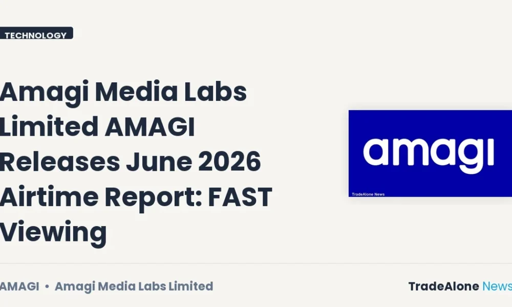 Amagi Media Labs Limited AMAGI June 2026 Airtime Report