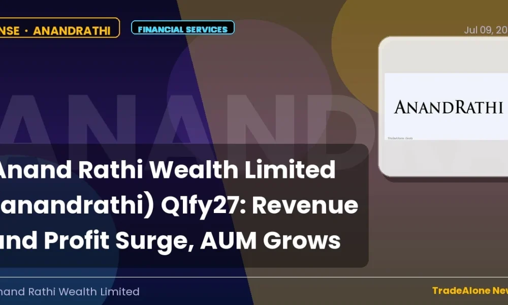 Anand Rathi Wealth Limited Anandrathi Q1fy27 Results