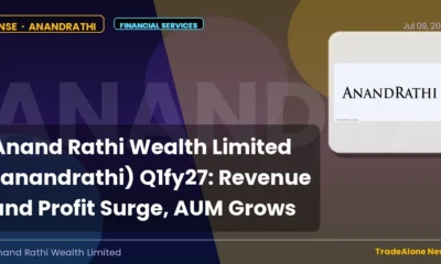 Anand Rathi Wealth Limited Anandrathi Q1fy27 Results