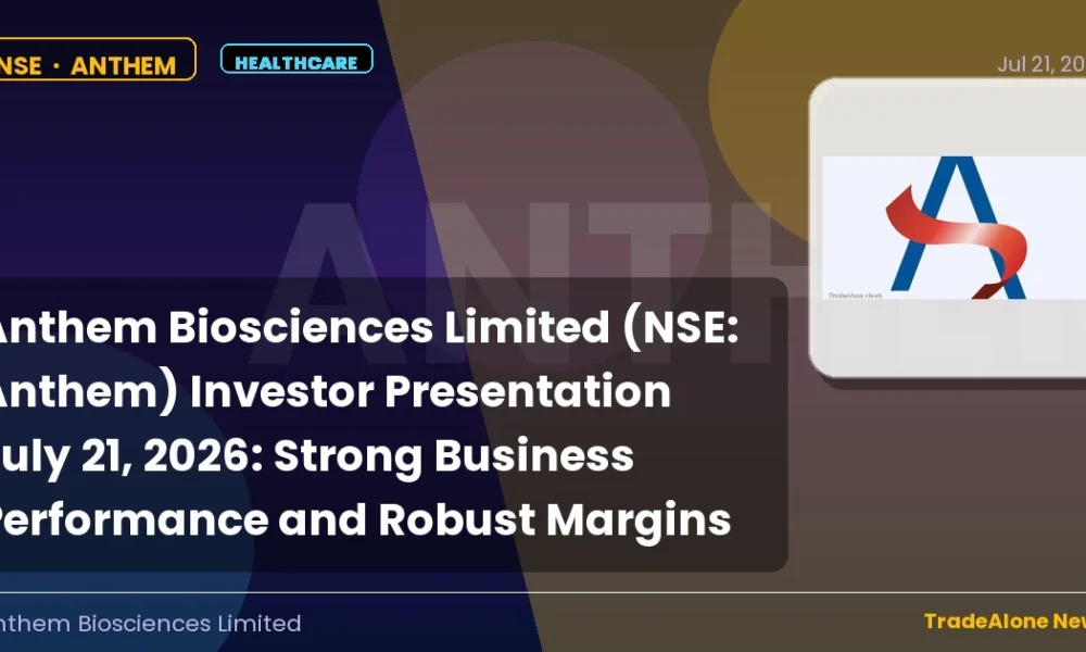 Anthem Biosciences Limited Anthem Q1fy27 Results