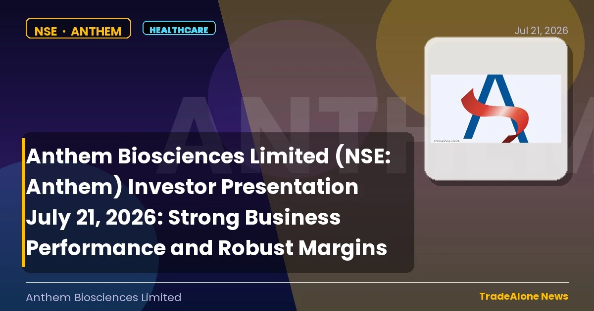 Anthem Biosciences Limited Anthem Q1fy27 Results