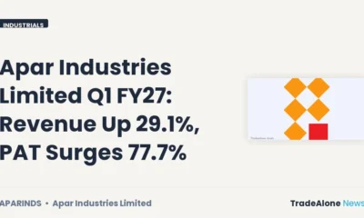 Apar Industries Limited Aparinds Q1 FY27 Results