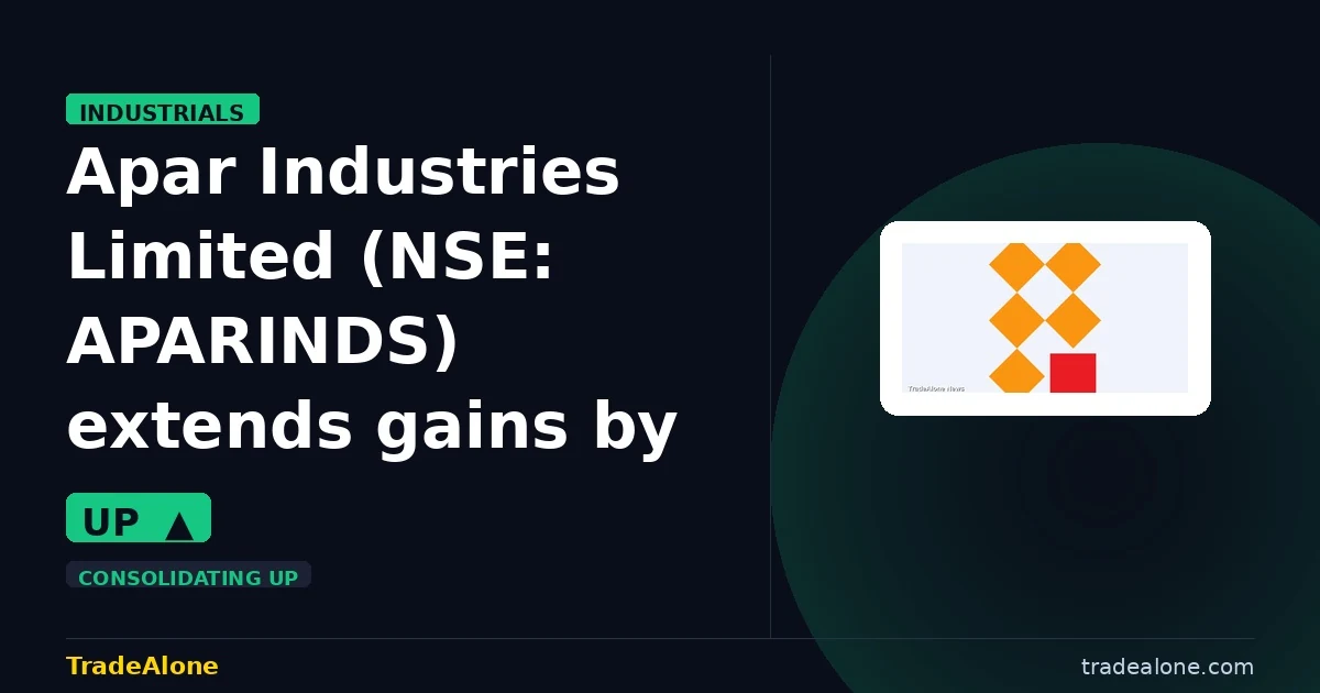 Apar Industries Limited NSE: APARINDS extends gains