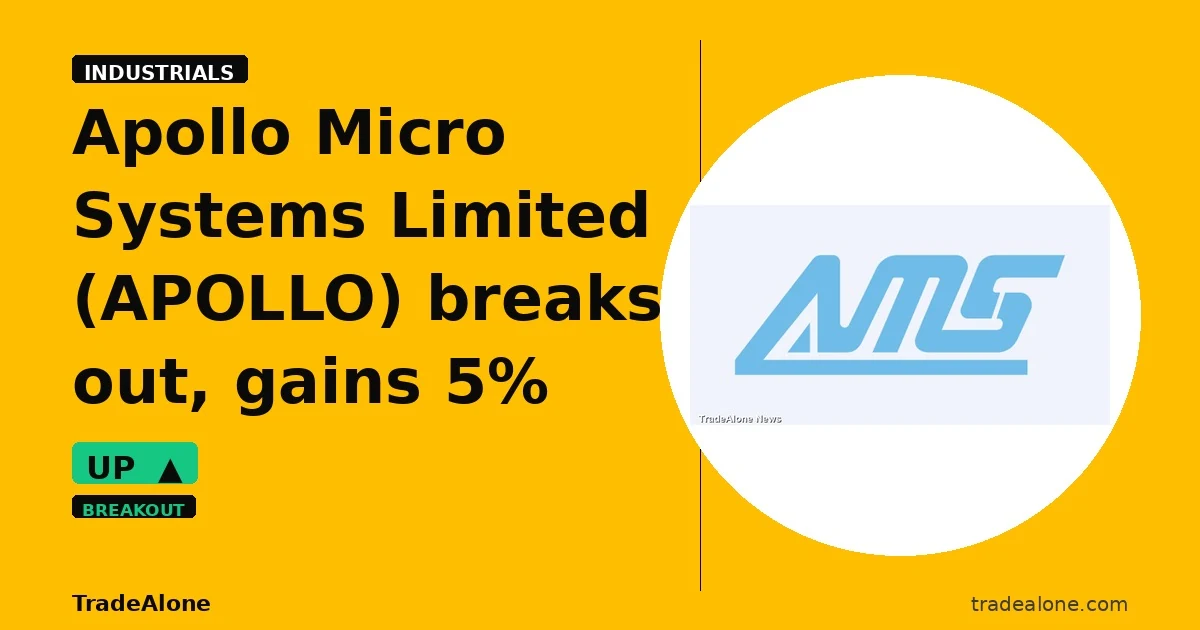 Apollo Micro Systems Limited APOLLO breaks out