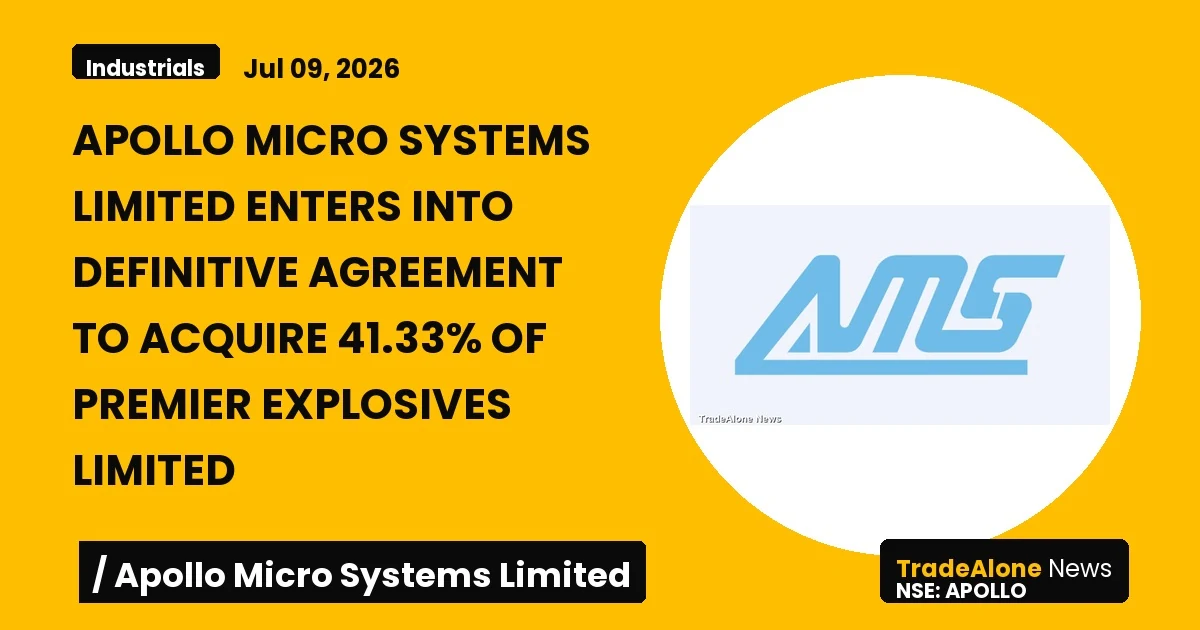 Apollo Micro Systems Limited Apollo Q3 2026 Acquisition