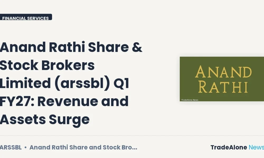 Anand Rathi Share and Stock Brokers Limited Arssbl Q1 FY27 Results