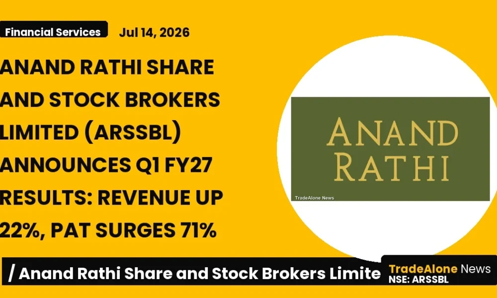 Anand Rathi Share and Stock Brokers Limited Arssbl Q1 FY27 Results