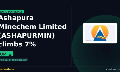 Ashapura Minechem Limited ASHAPURMIN climbs 7% intraday