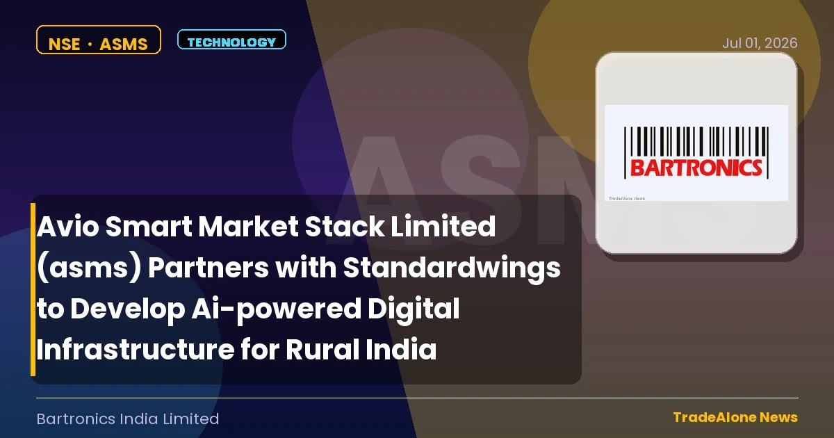 Avio Smart Market Stack Limited ASMS Partnership July 2026