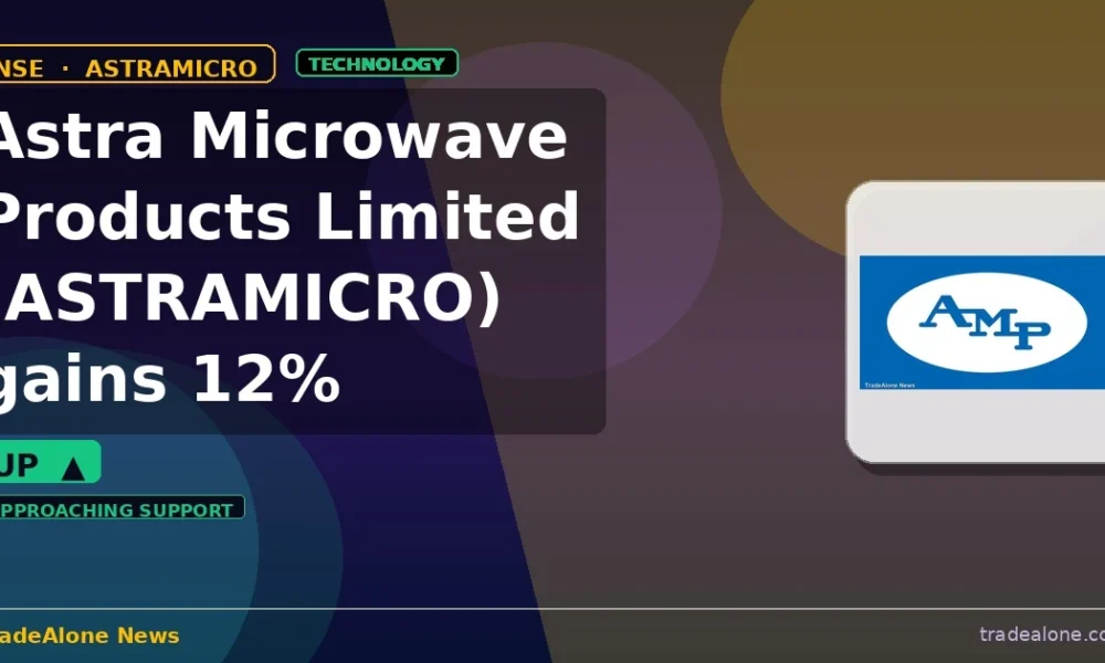 Astra Microwave Products Limited ASTRAMICRO gains 12% intraday