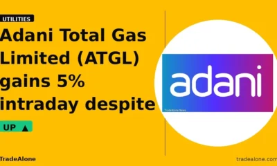 Adani Total Gas Limited ATGL gains 5% intraday