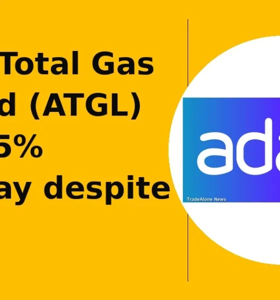 Adani Total Gas Limited ATGL gains 5% intraday