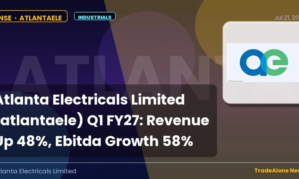 Atlanta Electricals Limited Atlantaele Q1 FY27 Results