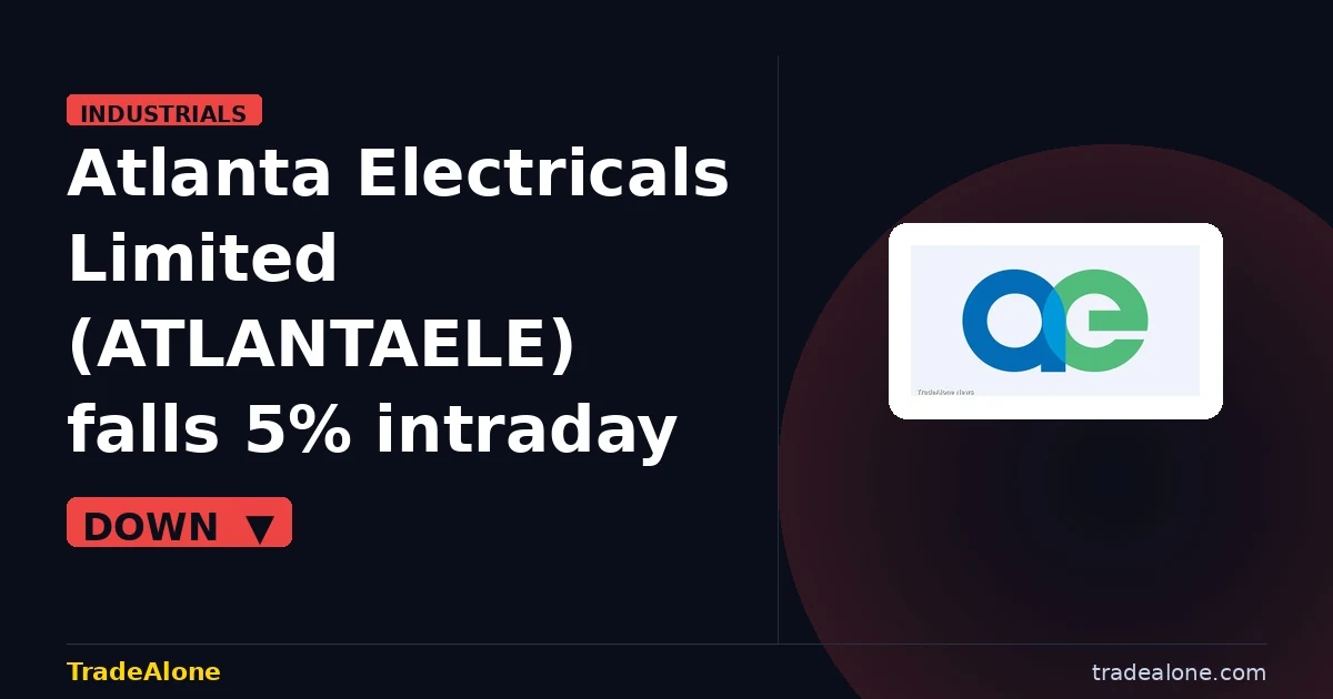 Atlanta Electricals Limited ATLANTAELE stock fall