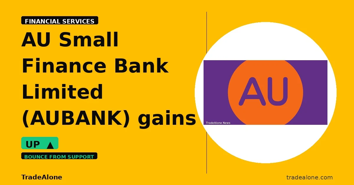 AU Small Finance Bank Limited AUBANK gains 5% intraday