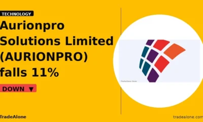 Aurionpro Solutions Limited AURIONPRO falls 11% intraday