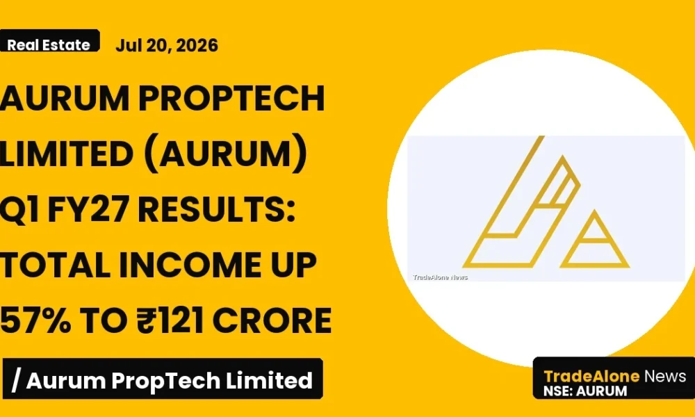 Aurum Proptech Limited AURUM Q1 FY27 Results