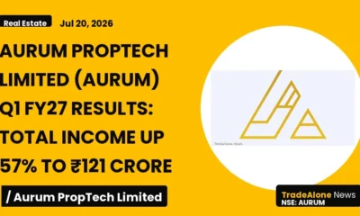 Aurum Proptech Limited AURUM Q1 FY27 Results