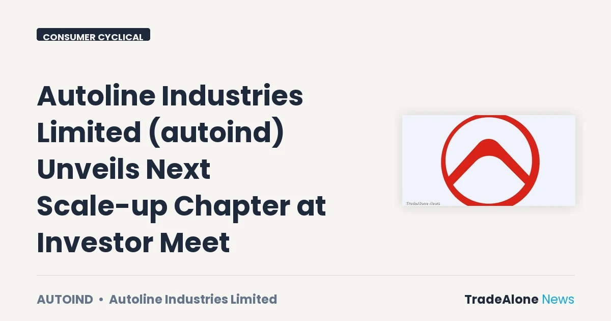 Autoline Industries Limited Autoind FY26 Performance