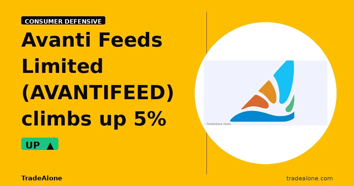 Avanti Feeds Limited AVANTIFEED intraday gains