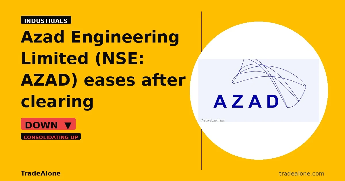 Azad Engineering Limited AZAD pullback after breakout
