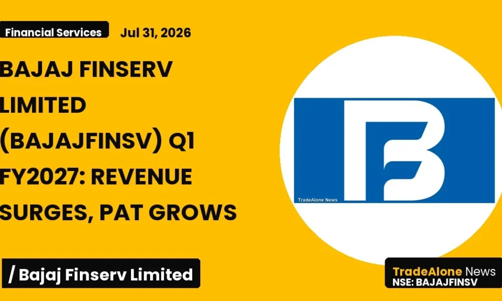 Bajaj Finserv Limited Bajajfinsv Q1 FY27 Results