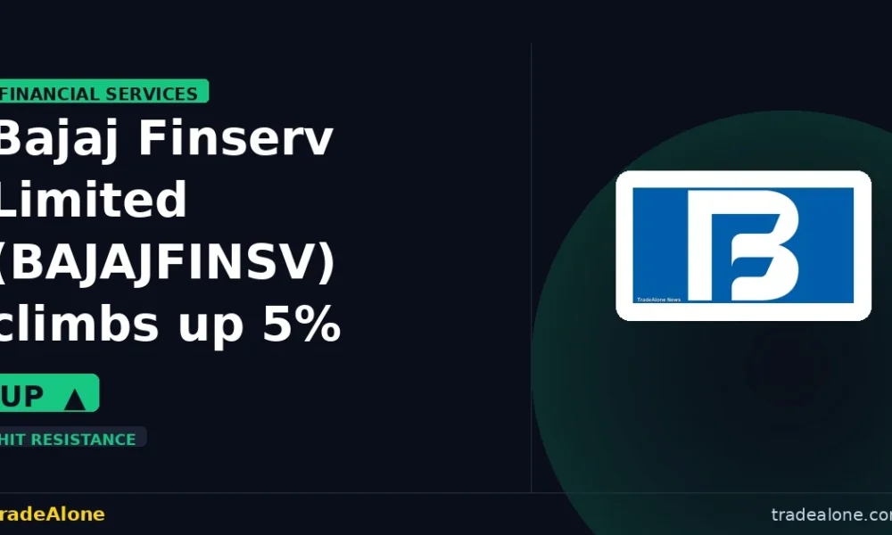 Bajaj Finserv Limited BAJAJFINSV tests resistance