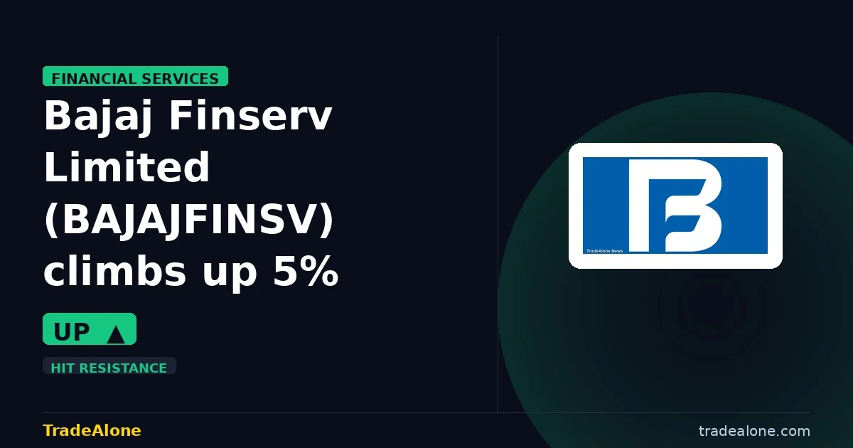 Bajaj Finserv Limited BAJAJFINSV tests resistance